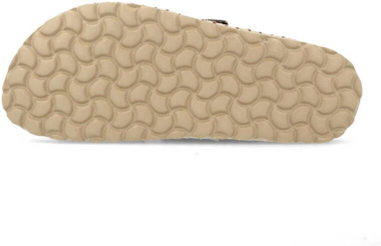Red Rag suède slippers zwart