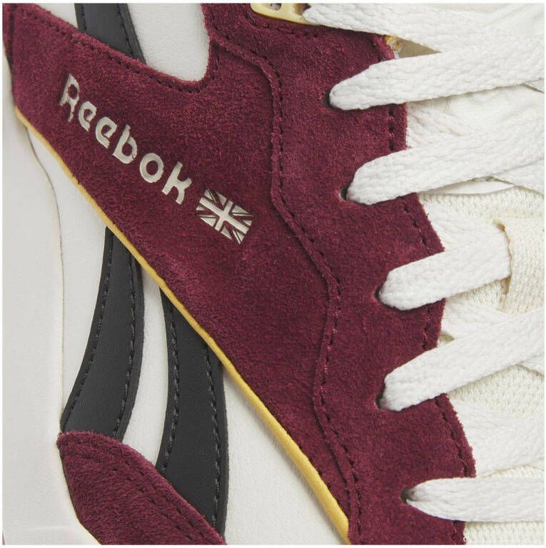 Reebok Classics BB 4000 II sneakers wit donkerrood zwart