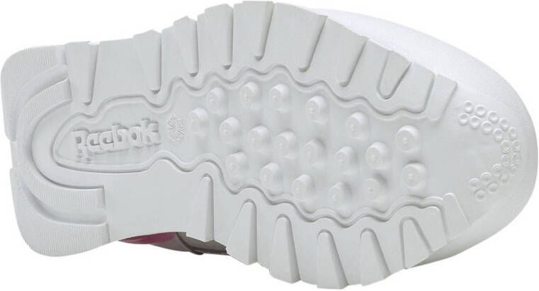 Reebok Classics Classic Leather Step 'N' Flash sneakers met lichtjes wit roze