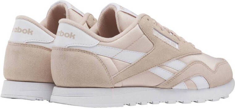 Reebok Classics Classic Nylon sneakers beige lichtroze wit