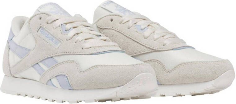 Reebok Classics Classic Nylon sneakers ecru lichtblauw