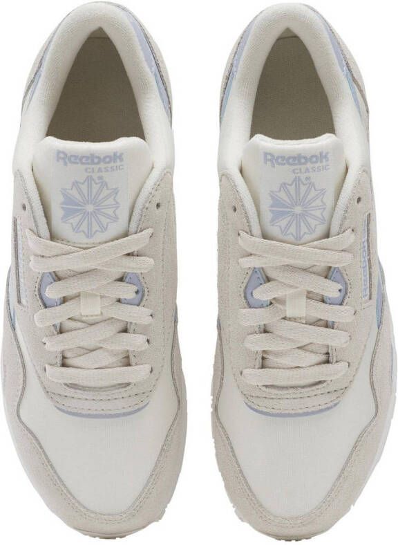 Reebok Classics Classic Nylon sneakers ecru lichtblauw