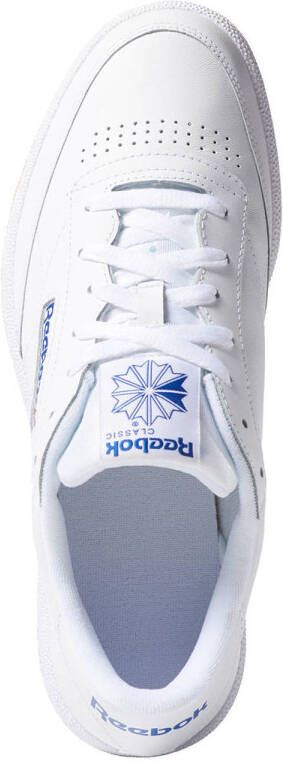 Reebok Classics Club C 85 leren sneakers wit blauw