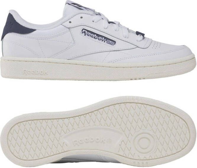 Reebok Classics 85 sneakers wit donkerblauw
