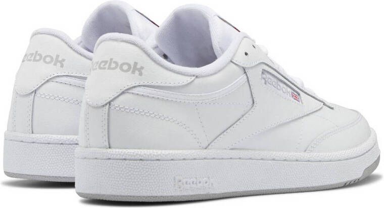 Reebok Classics Club C 85 leren sneakers wit grijs