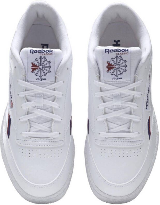 Reebok Classics Club C 85 Vegan sneakers wit kobaltblauw