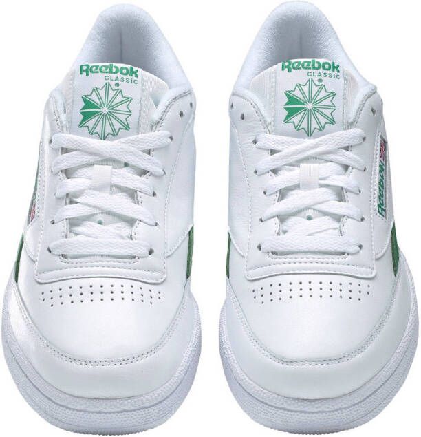 Reebok Classics Club C Revenge sneakers wit groen