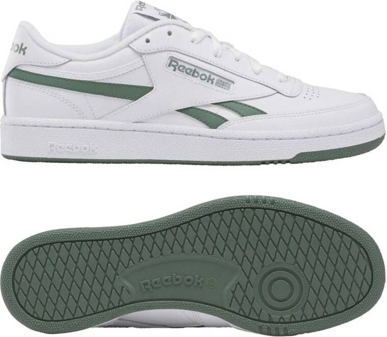 Reebok Classics Club C Revenge sneakers wit groen