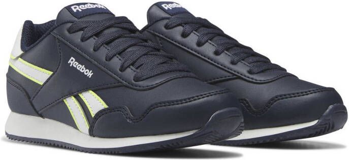 Reebok Classics Royal Classic Jogger 3.0 sneakers donkerblauw wit geel