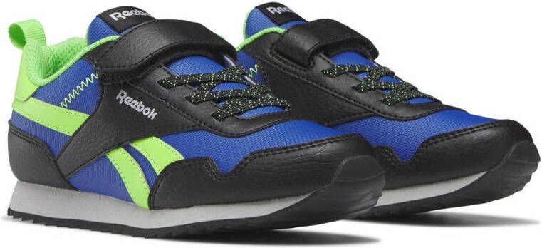 Reebok Classics Royal Classic Jogger 3.0 sneakers zwart blauw limegroen