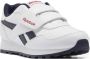 Reebok Classics Royal Prime sneakers wit donkerblauw rood Jongens Meisjes Imitatieleer 30.5 - Thumbnail 5