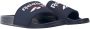 Reebok Training Fulgere Slide badslippers donkerblauw wit rood - Thumbnail 6