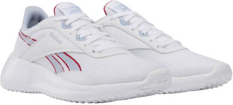 Reebok Training Lite 4 hardloopschoenen wit lichtblauw rood