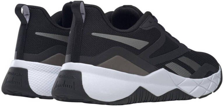 Reebok Training NFX trainer fitness schoenen zwart wit grijs