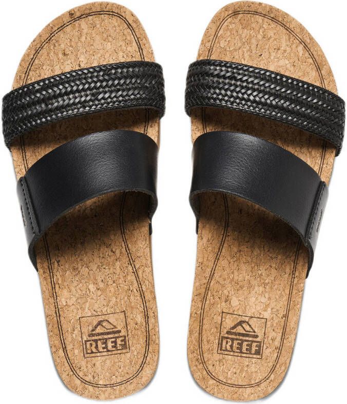 Reef Cushion Vista Hi slippers zwart