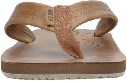 Reef Draftsmen leren teenslippers bruin