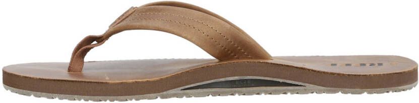 Reef Draftsmen leren teenslippers bruin