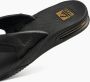 Reef Fanning Lux Teenslippers Zomer slippers Heren Zwart - Thumbnail 4