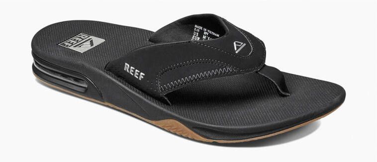 Reef Fanning teenslippers zwart