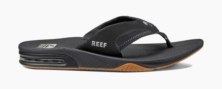 Reef Fanning teenslippers zwart