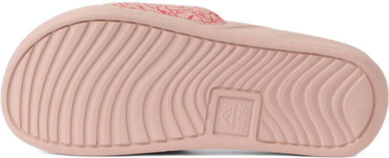 Reef Kids OneE Slide badslippers roze