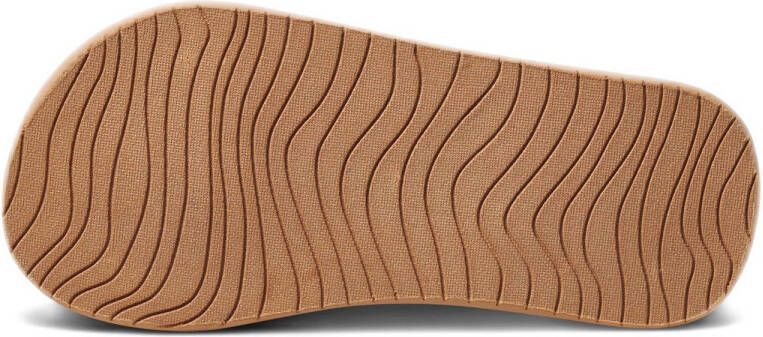 Reef Little Ahi Convertible sandalen met panterprint zwart beige
