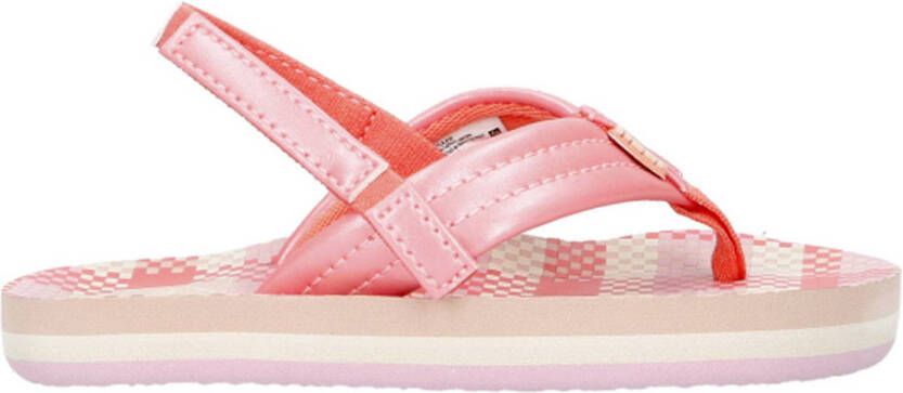Reef Little Ahi teenslippers met hielbandje roze