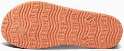 Reef Little Stargazer Prints Monstera sandalen met glitters oranje
