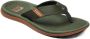 Reef Santa Ana Teenslippers Zomer slippers Heren Groen - Thumbnail 4