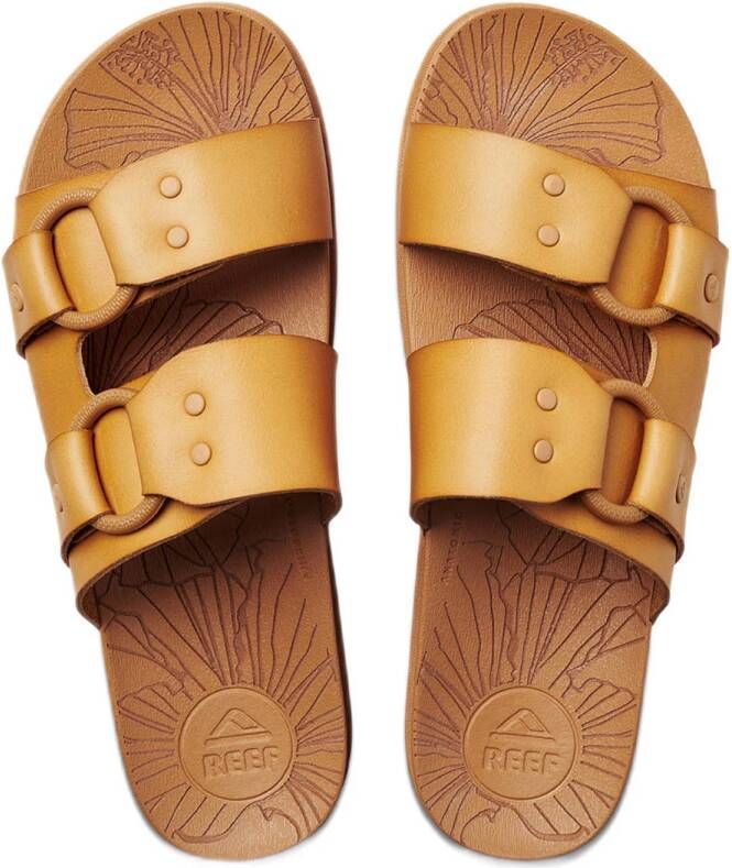 Reef slippers cognac