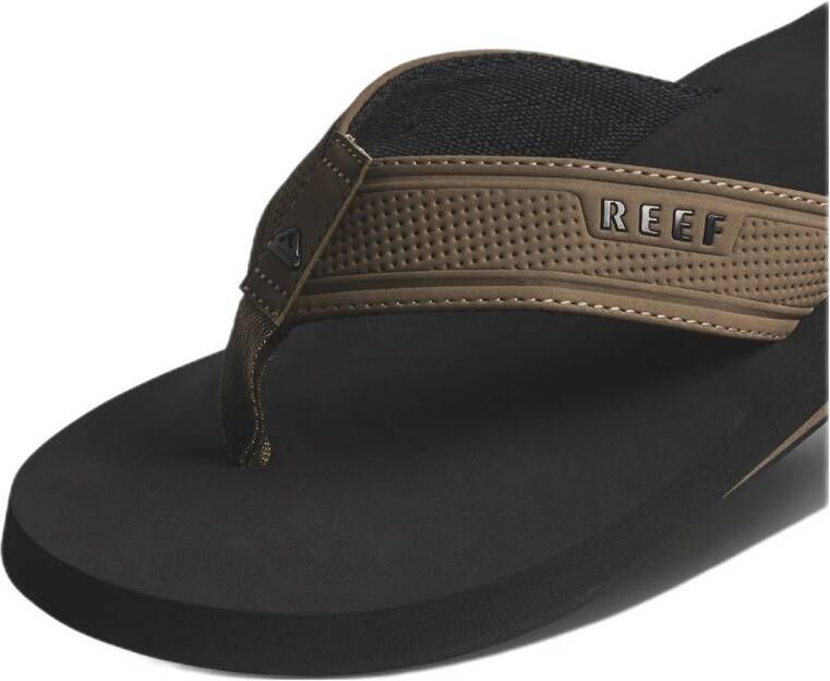 Reef The Layback teenslippers bruin zwart