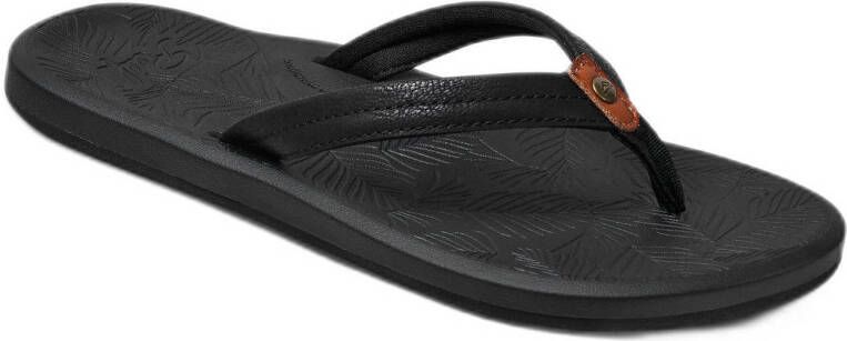 Reef Tides teenslippers zwart