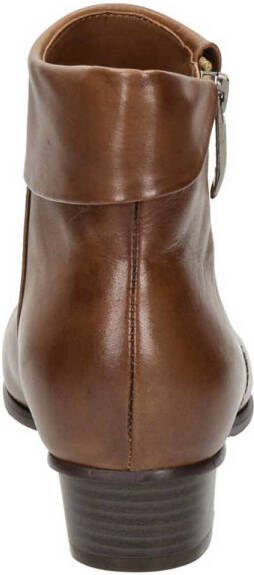 Regarde le ciel Stefany 03 leren enkellaarzen cognac