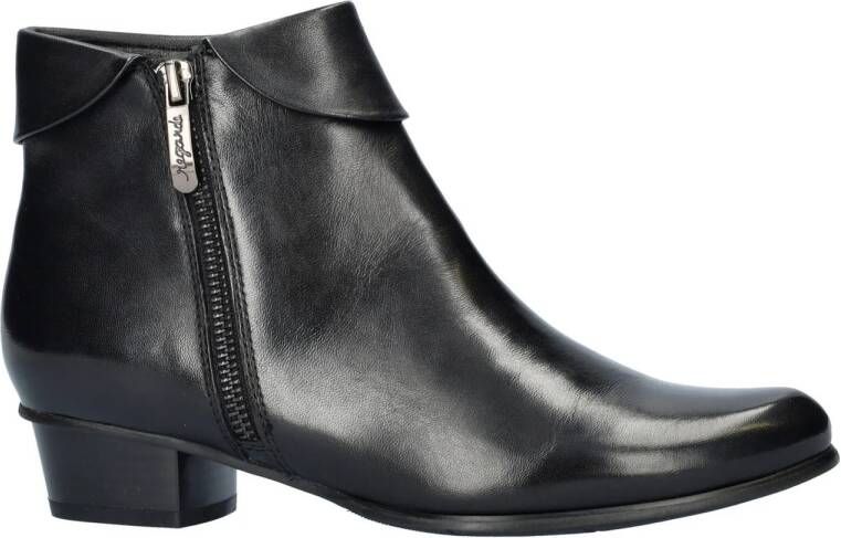 Regarde le ciel Stefany 03 leren enkellaarzen zwart