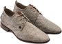 Rehab Greg braid suède veterschoenen beige - Thumbnail 5