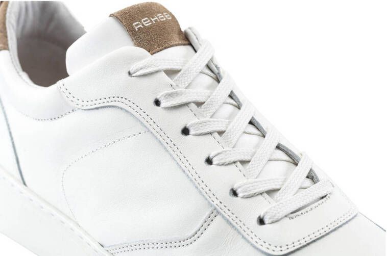 Rehab Oliver leren sneakers wit
