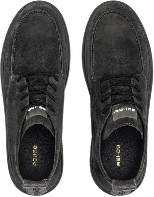 Rehab Owen suède veterboots donkergrijs