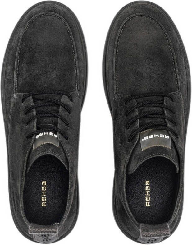 Rehab Owen suède veterboots donkergrijs