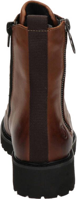 Remonte leren veterboots cognac