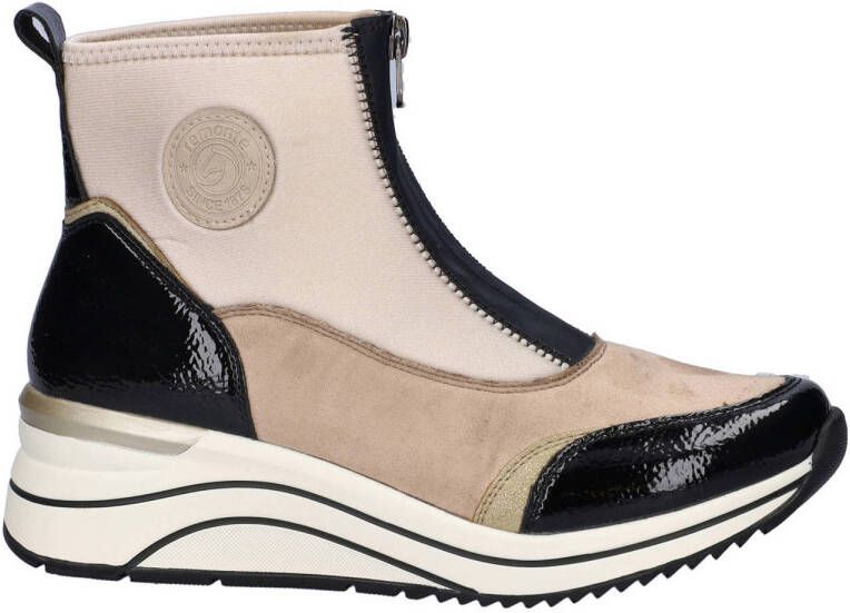 Remonte Remote sneakers beige zwart