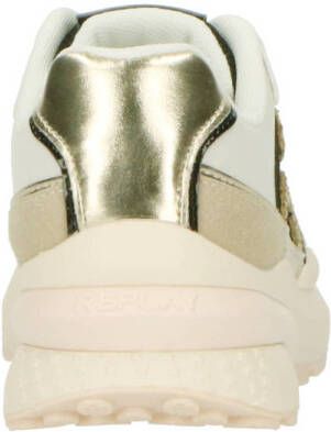 REPLAY Athena JR-1 chunky sneakers wit beige