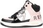 Replay Epic JR Mid 7 JZ430020S-0746 Zwart Wit Roze - Thumbnail 4
