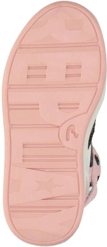 REPLAY Cobra sneakers zwart roze