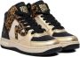 REPLAY Epic JR 20 sneakers zwart panter goud - Thumbnail 3