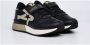 REPLAY Fiber JR Girl 8 sneakers zwart goud - Thumbnail 2