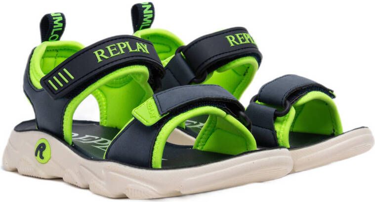 REPLAY Jarreth 1 sandalen blauw groen