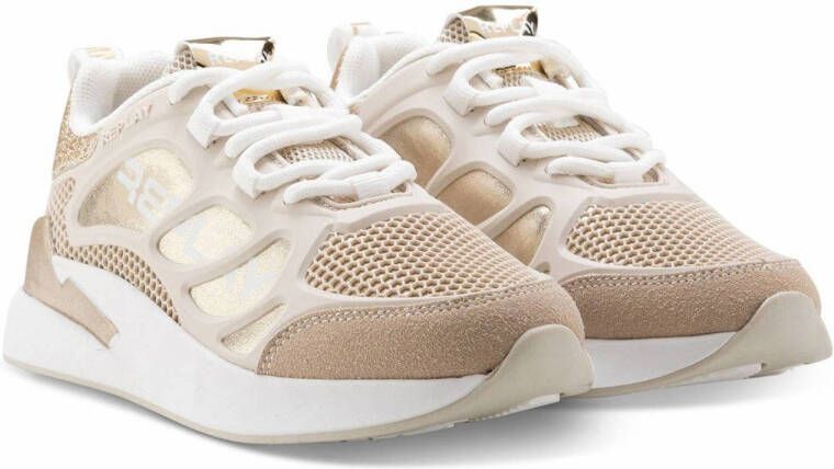 REPLAY Maze JR-1 sneakers beige goud