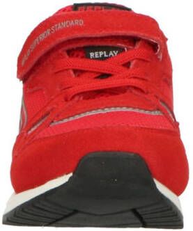 REPLAY SHOOT JR-1 suède sneakers rood
