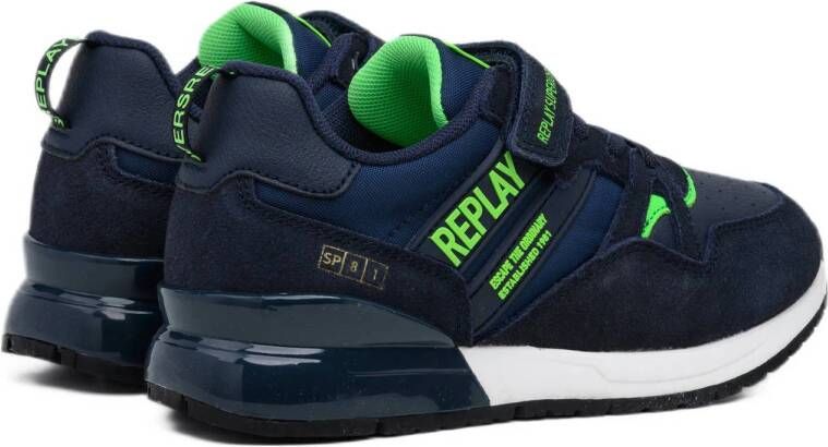 REPLAY Shoot JR 13 sneakers donkerblauw
