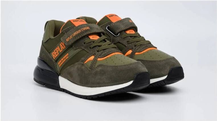 REPLAY Shoot JR 13 sneakers groen